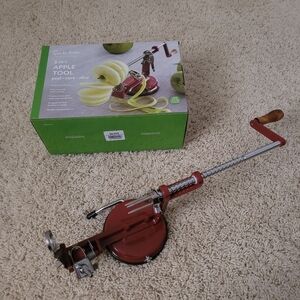 Sur La Table 3 In 1 Apple Tool Peel Core Slice Kitchen Gadgets